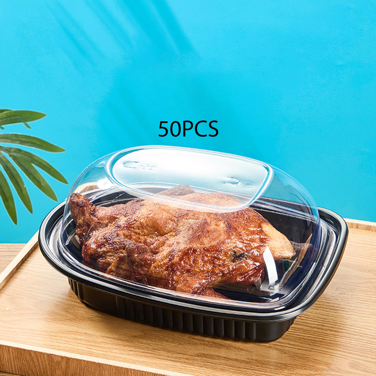 Meal Prep Rotisserie Chicken - Contenitori Monouso per Pollo allo Spiedo,
