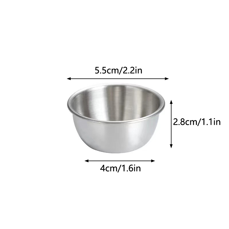 Sauce Dipping Cup - △ Ciotola per Salse in Acciaio