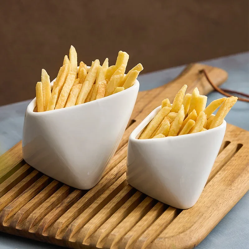 Sauce Dipping Cup - Patatine fritte piegato tridimensionale Tazza ciotola