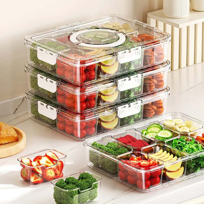 Meal Prep Veggie - Contenitore per Alimenti Multi-Scomparto, Ideale per