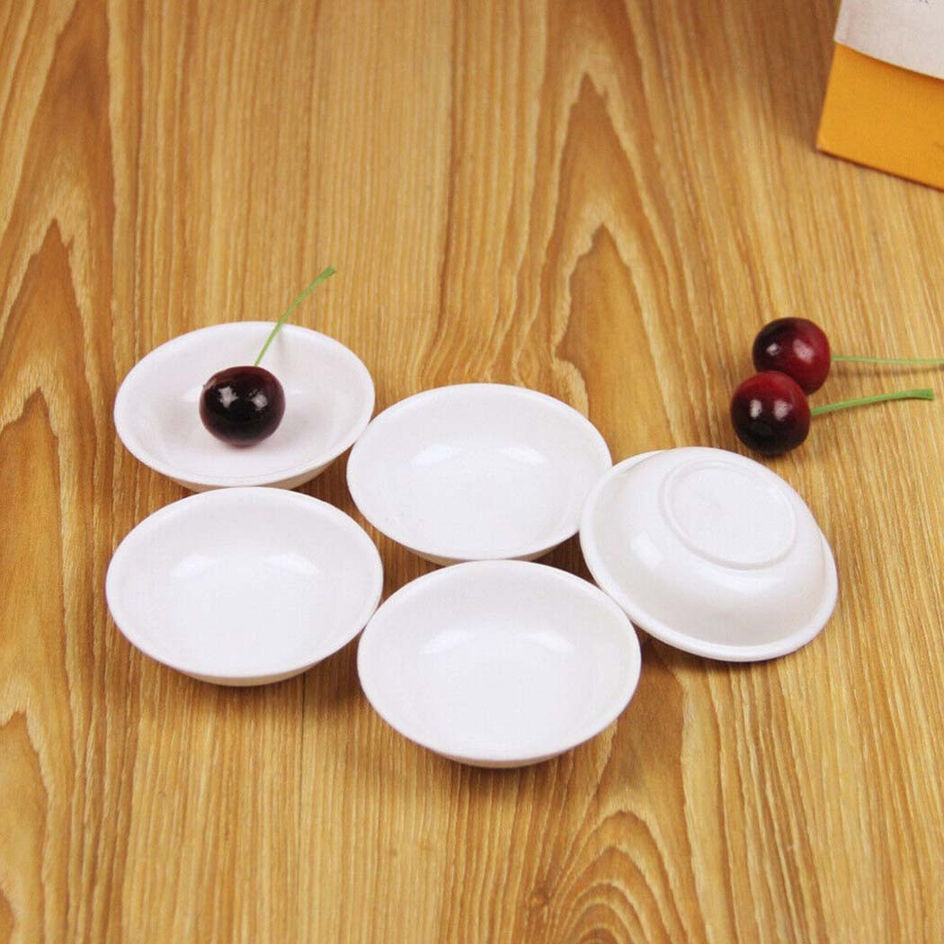 Sauce Dipping Cup - Piatti per salsa in plastica bianca