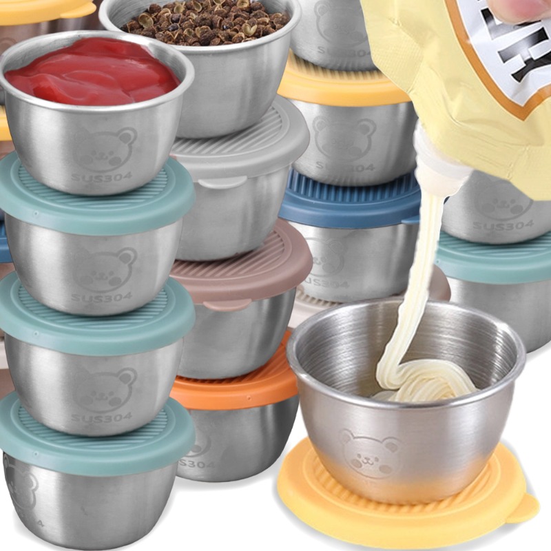 Sauce Dipping Cup - 10/1pc 50ml A Tenuta In Acciaio