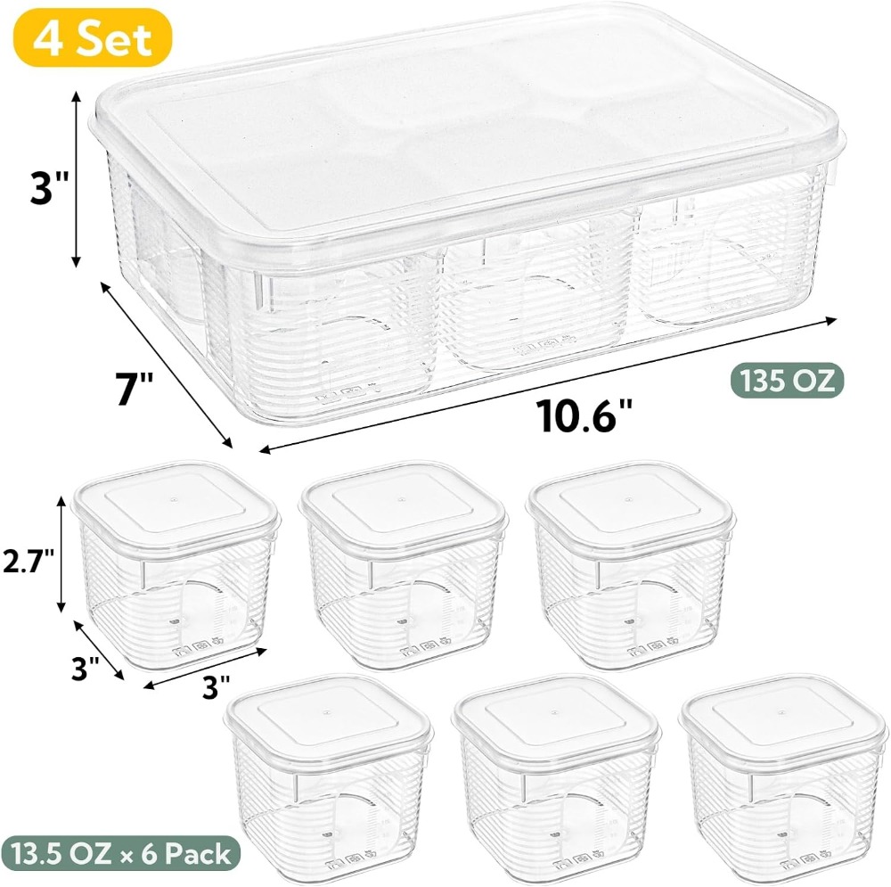 Set Organizzatore per Frigorif - Meal Prep Veggie recensione e prezzo