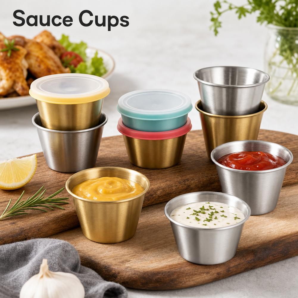 Coppette per salse in acciaio  - Sauce Dipping Cup recensione e prezzo