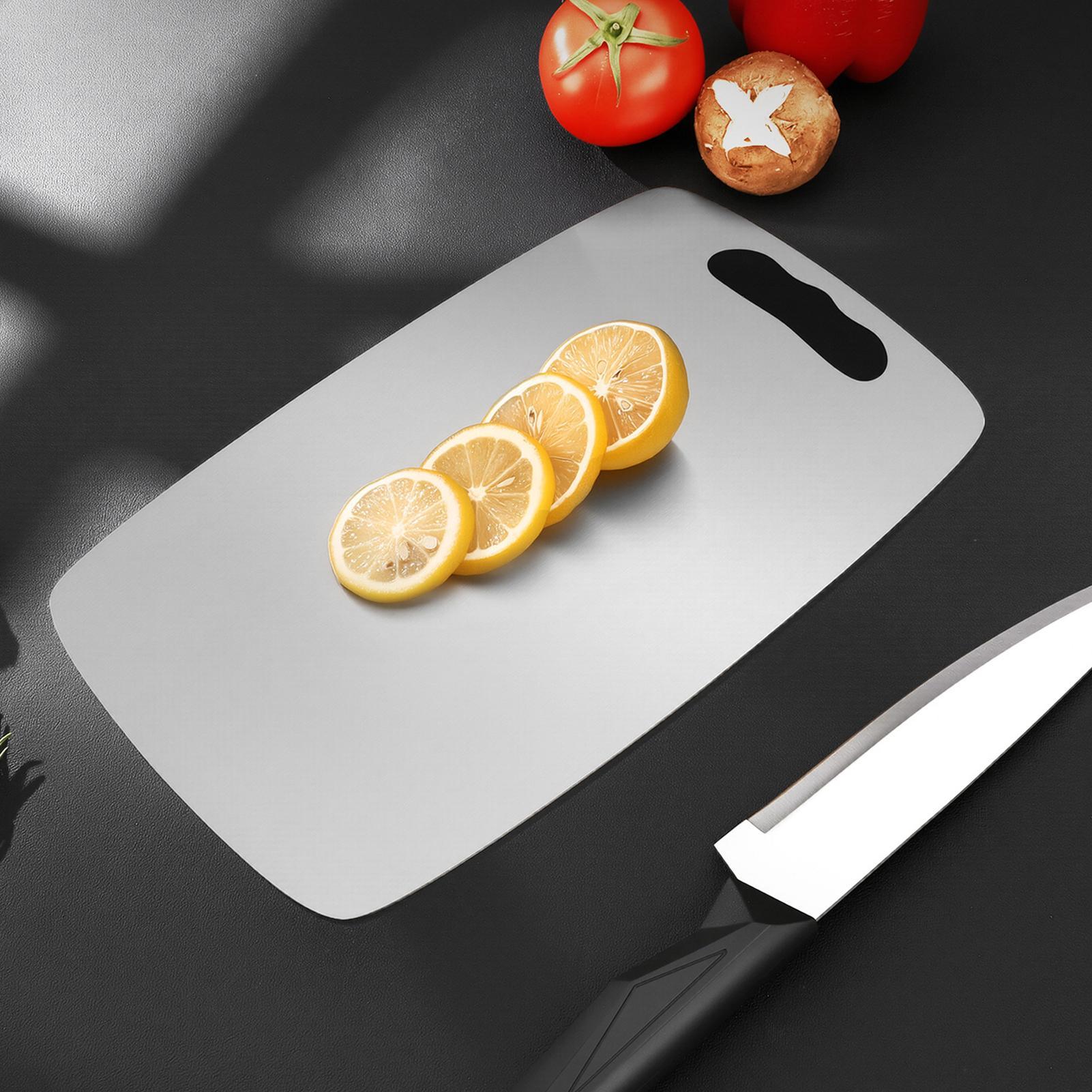Tagliere in metallo in acciaio - Meal Prep Veggie recensione e prezzo